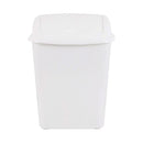 Papelero 7 Litros Plastico Blanco