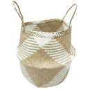 Canasto Decorativo Hierba Marina 43X30 Cm Boho Chic Hogar