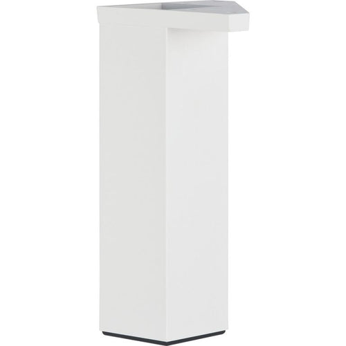 Pata cuadrada abs blanco 40x150 mm