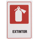 Senaletica Extintor Rojo/Blanco