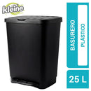 Papelero 25 Litros Plastico Negro
