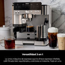 Maquina De Cafe Expresso Luxe 1650 W Plateada