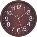 Reloj wooden 29x29cm oscuro