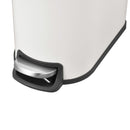 Papelero 10 Litros Metal Blanco Mate