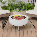 Brasero Parrilla 3 En 1 Acero 64,5X64,5 Cm