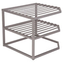Repisa Esquinero Para Mueble Cocina 25.5X1.5X26 Cm Acero