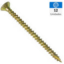 Tornillo Turbo Screw Madera Madera 1-1/2 Pulg 8 Mm 12 U.