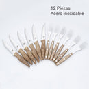 Set Cuchillo/Tenedor 12 Pzas