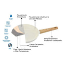 Bateria De Cocina 8 Piezas Aluminio Picnic Beige