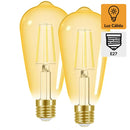 Pack 2 Ampolletas Led 6.7 Kw E27 600 Lm Luz Calida
