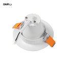 Pack 2 Foco Led Spot Empotrado Redondo 5 W Plastico Blanco