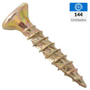 Tornillo Tirafondo Madera 20 mm 3.5 mm 144 unidad(es)