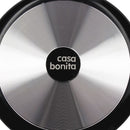 Olla de Aluminio 24 cm 6,3 Lts Negro
