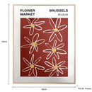 Cuadro Flor 30x40 cm.