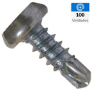 Tornillo Autoperforante Metal 7/16 Pulg 7 Mm 100 Unidad(Es)