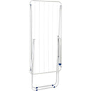 Tendedero De Ropa Basico Plegable Acero 90X49 Cm Blanco