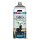 Pintura Esmalte Base Agua Spray 0.4 l Brillante gris