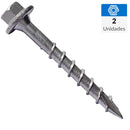 Tornillo Tirafondo Madera 2 4 mm 2 unidad(es)