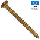 Tornillo Tirafondo Madera 1 Pulg 6 Mm 144 Unidad(Es)