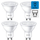 Pack 4 Ampolletas Led Ecohome 4.6 W Gu10 410 Lm Luz Fria