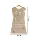 Organizador De Joyas Colgante 46X99X1 Cm Beige