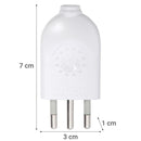 Enchufe Macho Volante 2P+T Blanco
