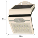 Aplique Solar Con Sensor Trio 2 W Ip 44 200 Lm Luz Calida