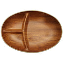 Plato ovalado con divisiones 16,6x23,7 cm