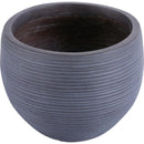 Macetero Fibra Stri Grey 29X22