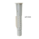 Tarugo de nylon multiuso M8 15 unidades