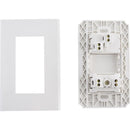 Enchufe + Interruptor 10 A Blanco.