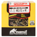 Tornillo Tirafondo Madera 1-1/2 6 mm 144 unidad(es)