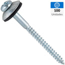 Tornillo Techo Madera 2-1/2 Pulg 12 Mm 100 Unidad(Es)