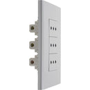 Tomacorriente Triple 10 A Gris