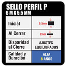 Selllado total para 2 puertas
