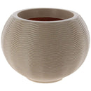 Macetero Ondulado de Plastico 38x26 cm Arena