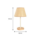 Lampara Mesa Velador Oran Boho 44 cm