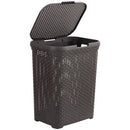 Canasto para Ropa Sucia 60 Litros Cafe