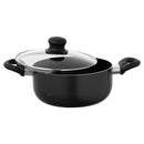 Olla de Aluminio 20 cm 2 l Negro Gourmet