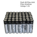 Pack 48 Pilas Alcalina Aaa