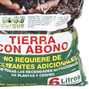 Tierra con abono para jardin 6 litros bolsa
