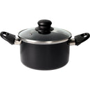 Olla de Aluminio 16 cm 1,7 Lts Negro