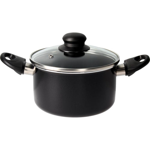 Olla de Aluminio 16 cm 1,7 Lts Negro