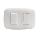 Interruptor Doble Conmutador (9/24) Blanco Domino Sencia