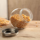 Frasco Redondo con Tapa Silver Vidrio 660 ml