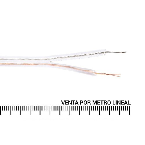 Cable SPT (Paralelo) 2x24AWG/0,25MM2 Transparente