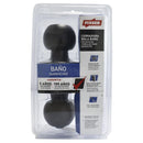 Cerradura pomo bano negra