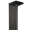 Pata aluminio Laila 40x200mm negra