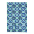 Set 4 Panos De Cocina Rectangular 40X60 Cm Diseno Azul