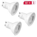 Pack 3 Ampolletas Led 5.5 W Gu10 560 Lm Luz Neutro